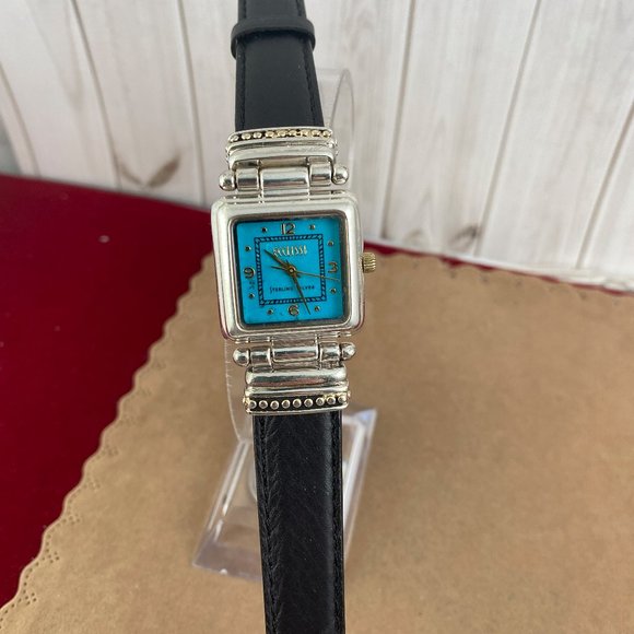 Vintage Ecclissi 925 Sterling Silver Turquoise Watch main image 2